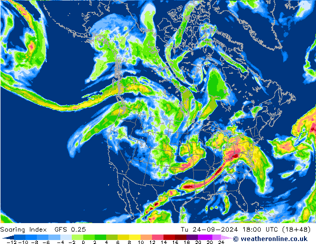 Soaring Index GFS 0.25 Ter 24.09.2024 18 UTC