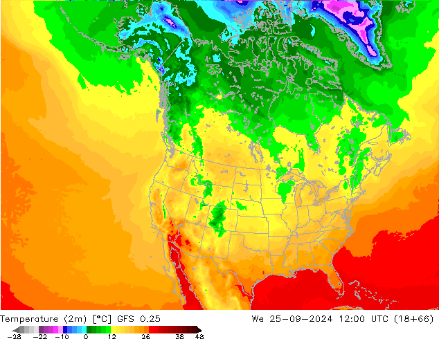 GFS 0.25: We 25.09.2024 12 UTC