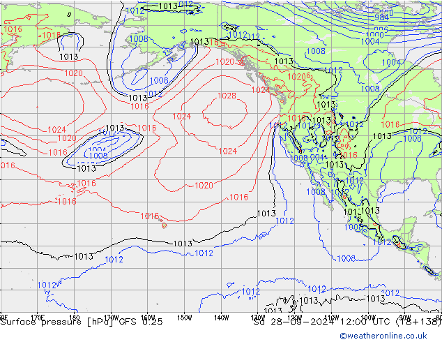 GFS 0.25: сб 28.09.2024 12 UTC