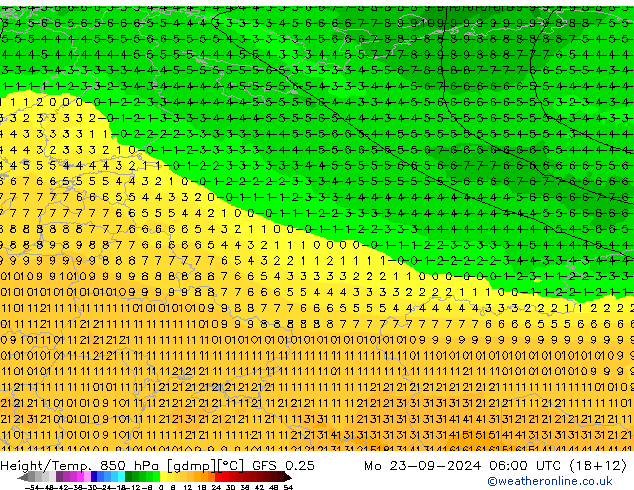 Z500/Regen(+SLP)/Z850 GFS 0.25 ma 23.09.2024 06 UTC