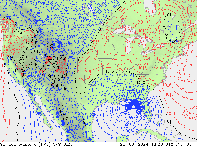 GFS 0.25: Th 26.09.2024 18 UTC