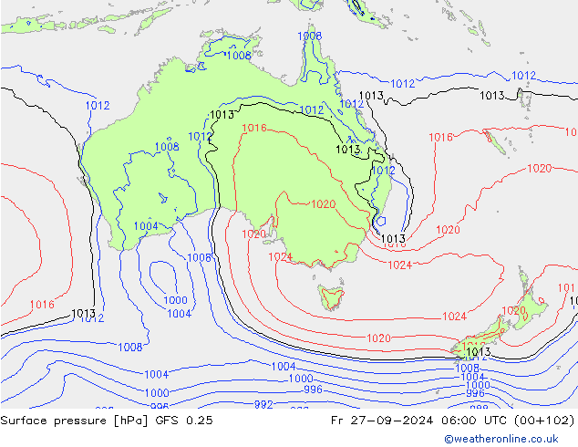      GFS 0.25  27.09.2024 06 UTC