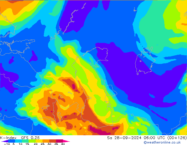 K-Index GFS 0.25 So 28.09.2024 06 UTC