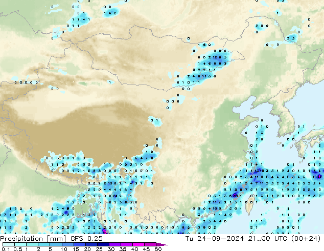  GFS 0.25  24.09.2024 00 UTC