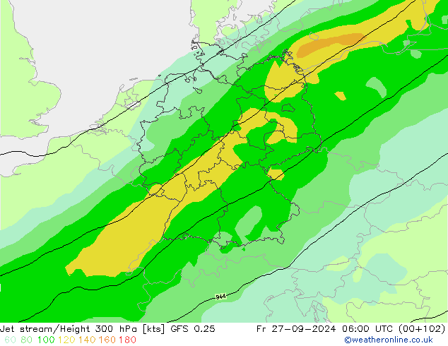 джет GFS 0.25 пт 27.09.2024 06 UTC