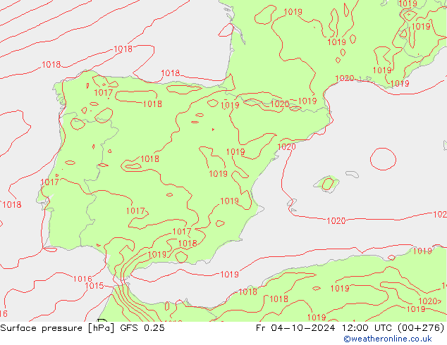 GFS 0.25: vr 04.10.2024 12 UTC