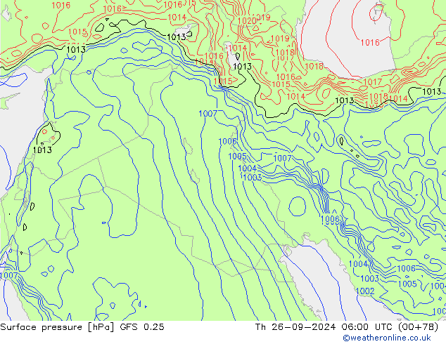 GFS 0.25:  26.09.2024 06 UTC