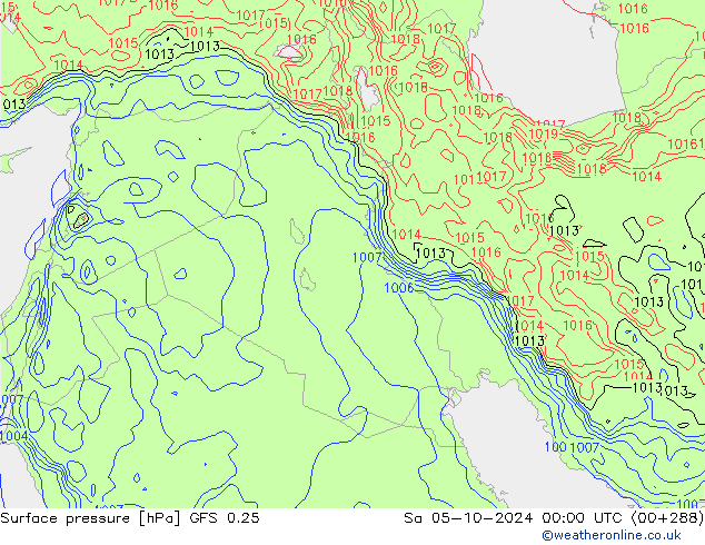 GFS 0.25:  05.10.2024 00 UTC