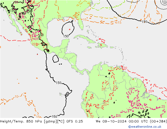 GFS 0.25: We 09.10.2024 00 UTC