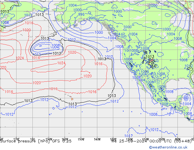 GFS 0.25: We 25.09.2024 00 UTC