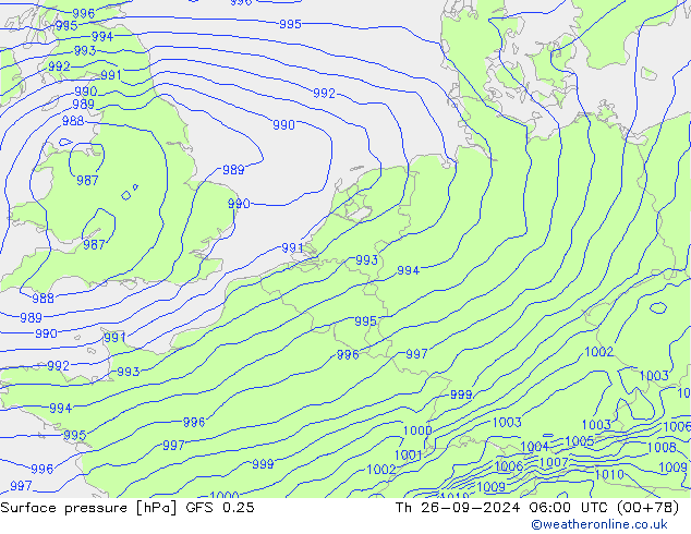 GFS 0.25: Th 26.09.2024 06 UTC