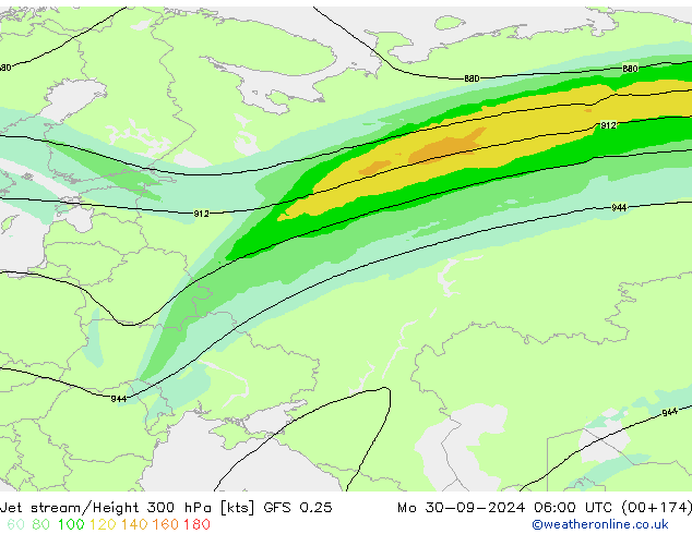 Polarjet GFS 0.25 Mo 30.09.2024 06 UTC