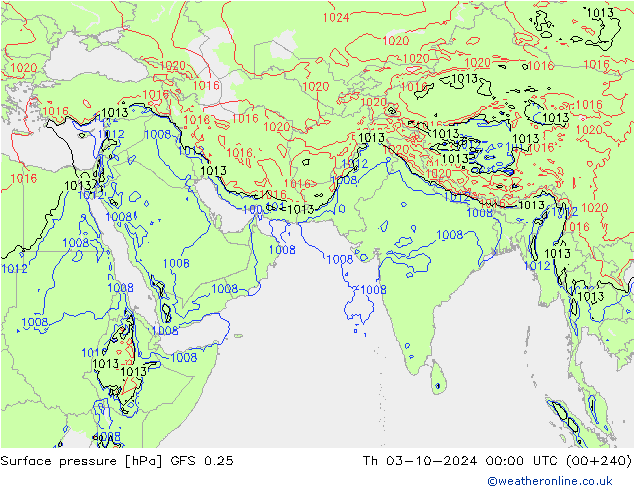 GFS 0.25: Th 03.10.2024 00 UTC