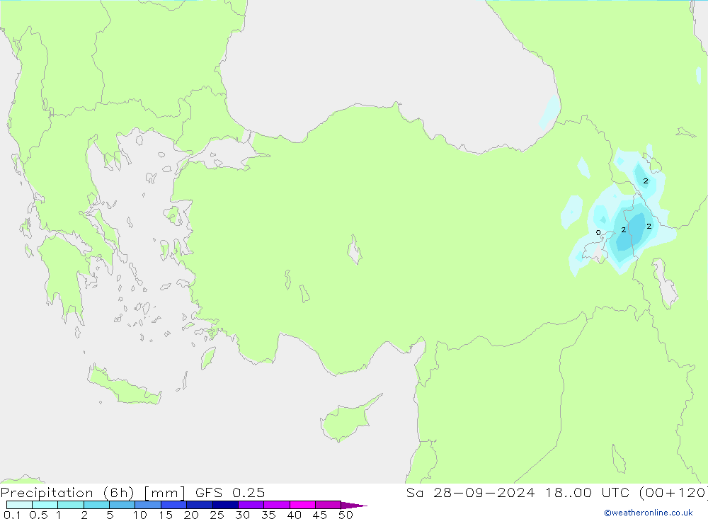 Z500/Rain (+SLP)/Z850 GFS 0.25 Sa 28.09.2024 00 UTC