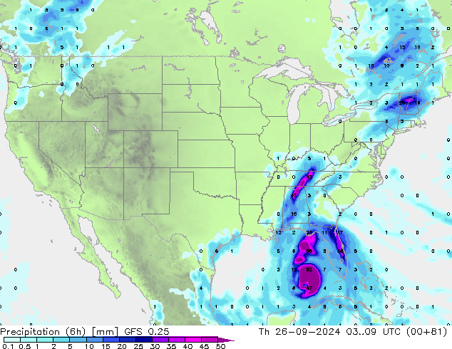 Z500/Yağmur (+YB)/Z850 GFS 0.25 Per 26.09.2024 09 UTC