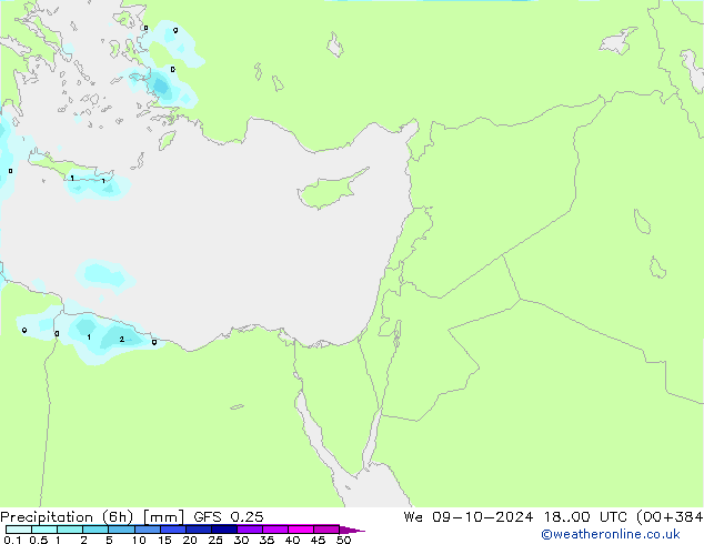 Z500/Regen(+SLP)/Z850 GFS 0.25 wo 09.10.2024 00 UTC