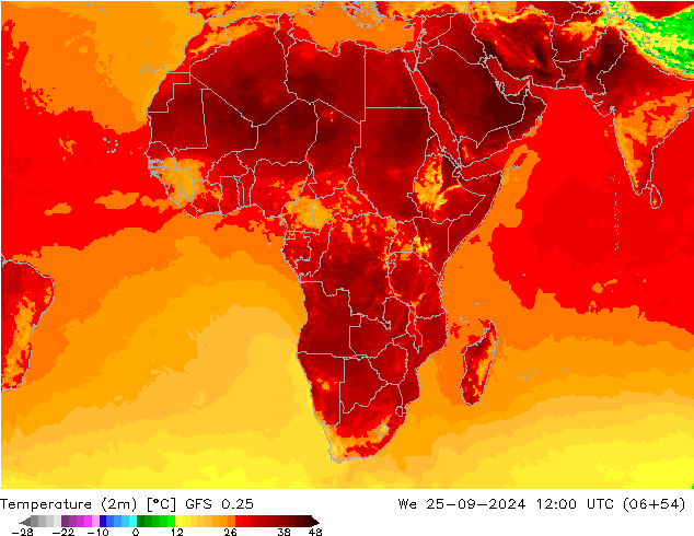 GFS 0.25: We 25.09.2024 12 UTC