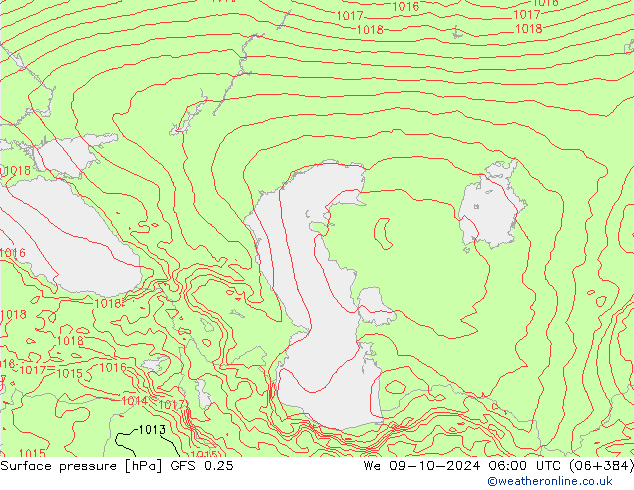 GFS 0.25: We 09.10.2024 06 UTC