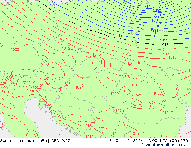 GFS 0.25: vr 04.10.2024 18 UTC