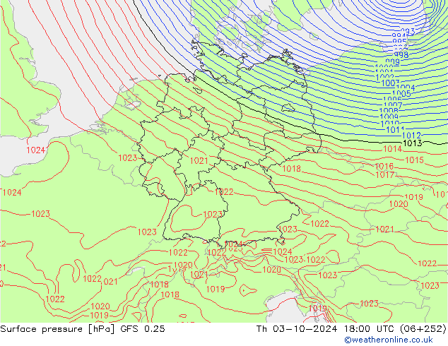 GFS 0.25:  03.10.2024 18 UTC