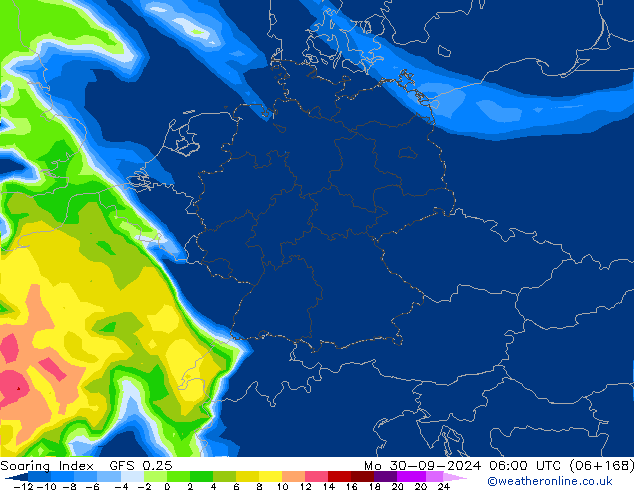 Soaring Index GFS 0.25 Po 30.09.2024 06 UTC