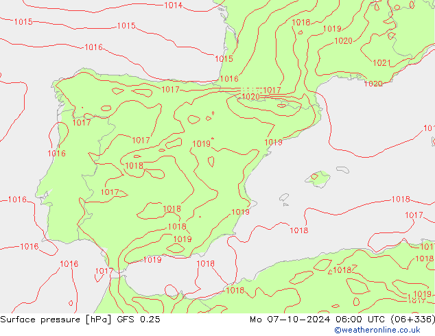 GFS 0.25:  07.10.2024 06 UTC