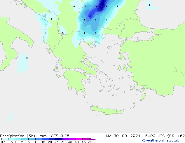 Z500/Rain (+SLP)/Z850 GFS 0.25 pon. 30.09.2024 00 UTC