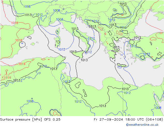 GFS 0.25:  27.09.2024 18 UTC