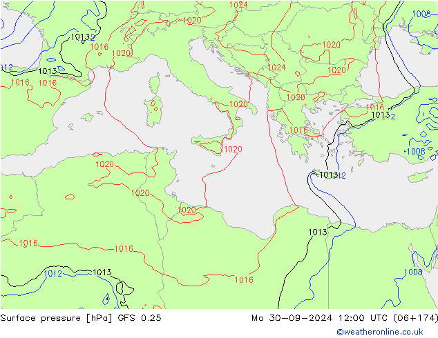 GFS 0.25:  30.09.2024 12 UTC