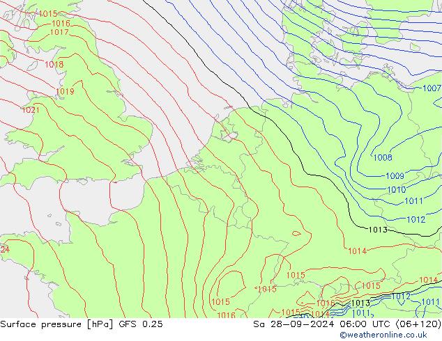 GFS 0.25: сб 28.09.2024 06 UTC