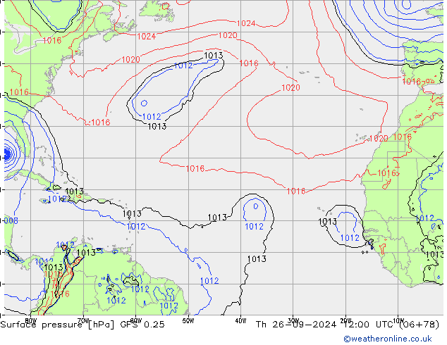 GFS 0.25: чт 26.09.2024 12 UTC