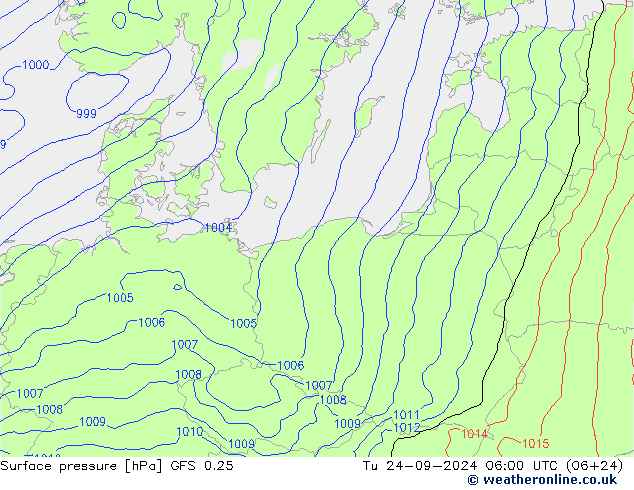 GFS 0.25:  24.09.2024 06 UTC