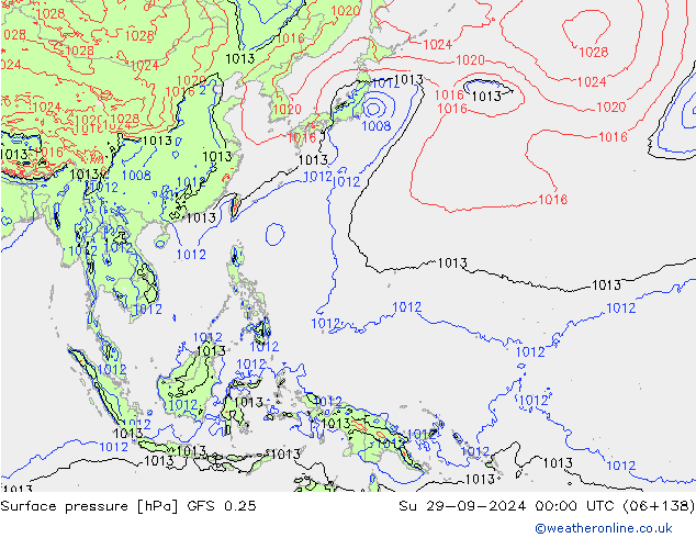 GFS 0.25: Su 29.09.2024 00 UTC