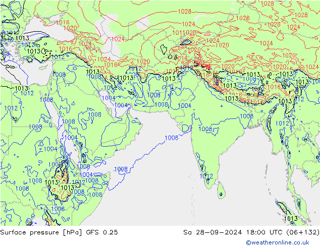 GFS 0.25: Sa 28.09.2024 18 UTC