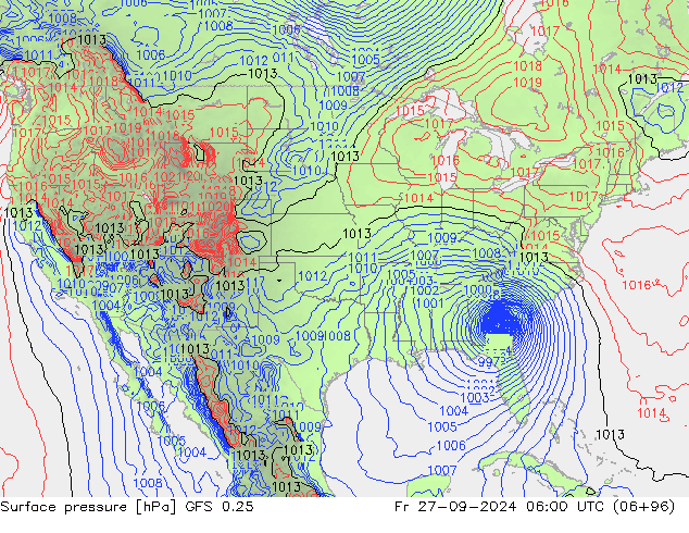 GFS 0.25:  27.09.2024 06 UTC