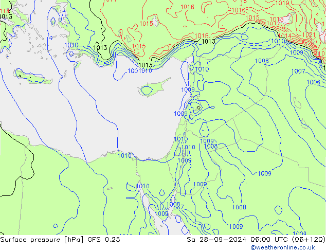 GFS 0.25: сб 28.09.2024 06 UTC