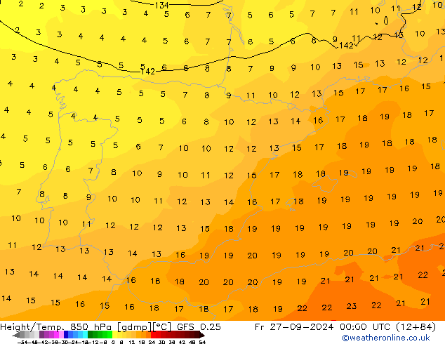 GFS 0.25: пт 27.09.2024 00 UTC