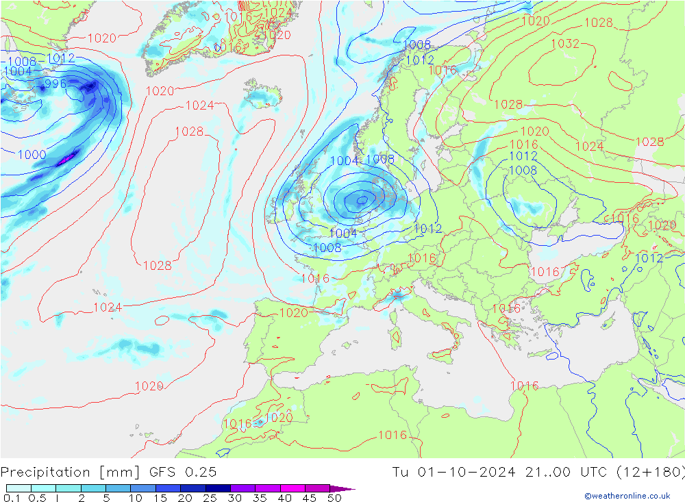  GFS 0.25  01.10.2024 00 UTC