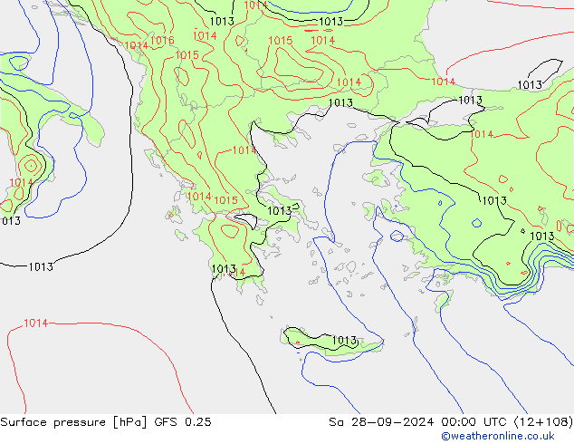 GFS 0.25: Sáb 28.09.2024 00 UTC