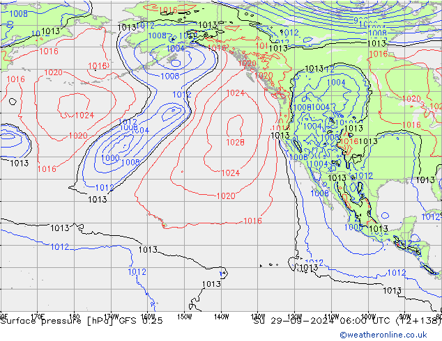 GFS 0.25: Su 29.09.2024 06 UTC