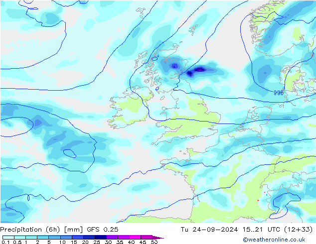 Z500/Rain (+SLP)/Z850 GFS 0.25 mar 24.09.2024 21 UTC