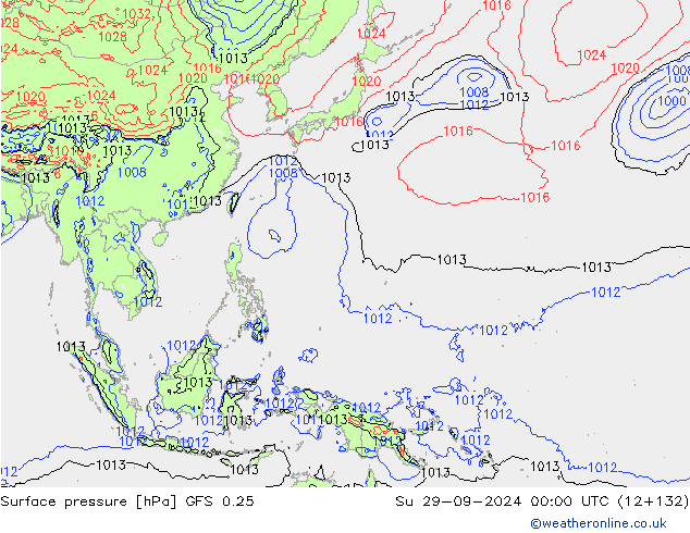 GFS 0.25:  29.09.2024 00 UTC