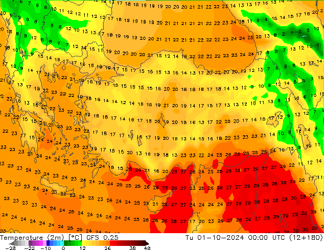 GFS 0.25:  01.10.2024 00 UTC