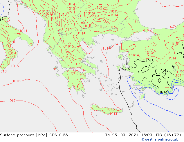 GFS 0.25: Do 26.09.2024 18 UTC