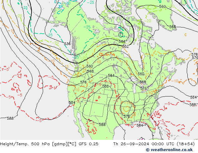 GFS 0.25: Th 26.09.2024 00 UTC