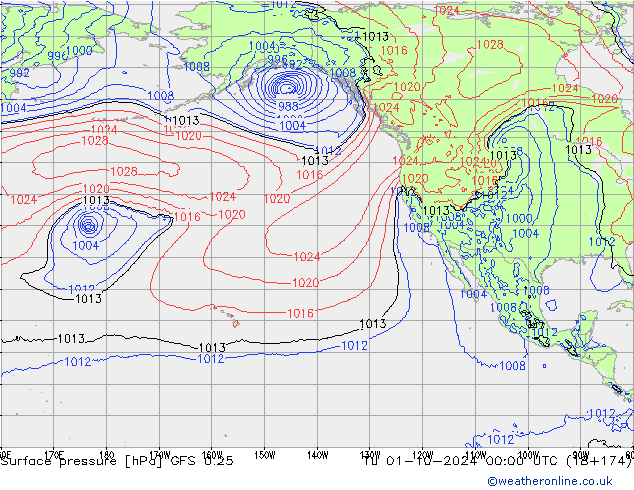 GFS 0.25: mar 01.10.2024 00 UTC