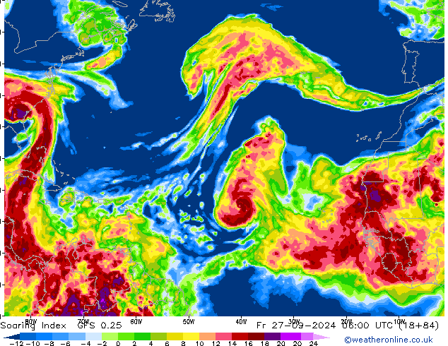 Soaring Index GFS 0.25 Sex 27.09.2024 06 UTC