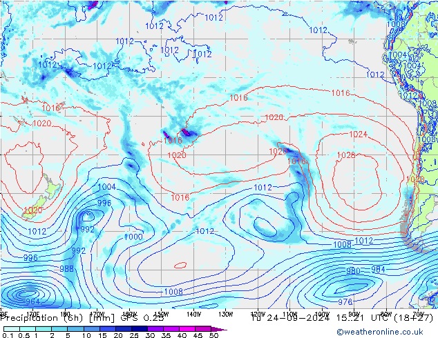 Z500/Rain (+SLP)/Z850 GFS 0.25 mar 24.09.2024 21 UTC