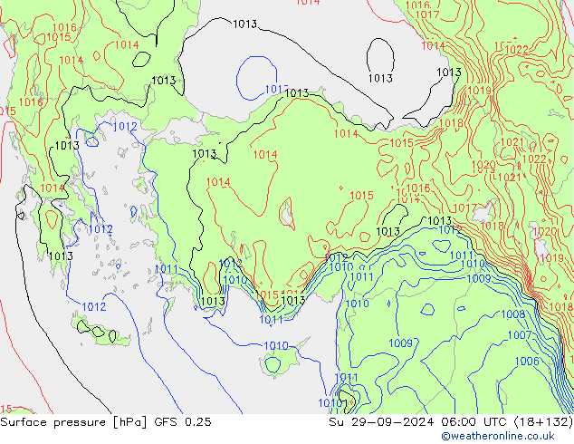 GFS 0.25: Su 29.09.2024 06 UTC