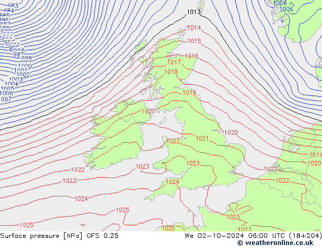 GFS 0.25: We 02.10.2024 06 UTC